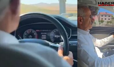 Bakan Uraloğlu hız yaptığı anları paylaştı, sosyal medyadan tepki yağdı