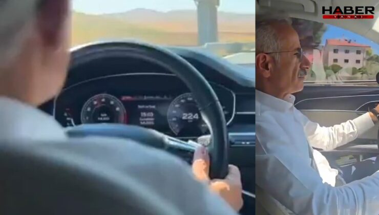 Bakan Uraloğlu hız yaptığı anları paylaştı, sosyal medyadan tepki yağdı