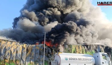 Balıkesir Gönen'de fabrika yangını: 2 kişi hayatını kaybetti