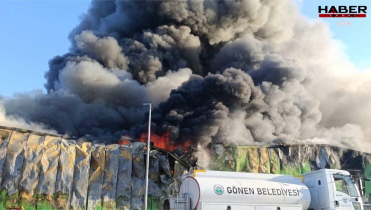 Balıkesir Gönen'de fabrika yangını: 2 kişi hayatını kaybetti