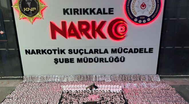 Binlerce sentetik uyuşturucu hap ele geçirildi