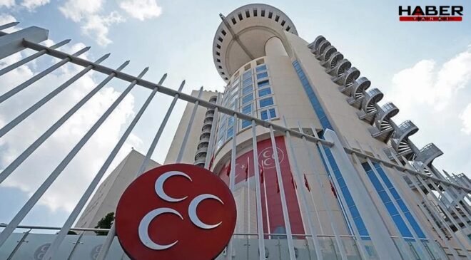 Bir istifa haberi de MHP'den