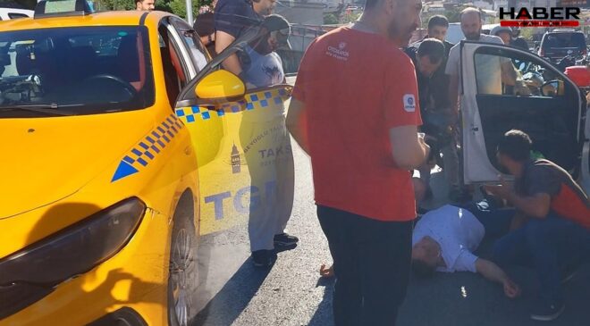 Direksiyonda rahatsızlandı aracı kenara çekip yere uzandı
