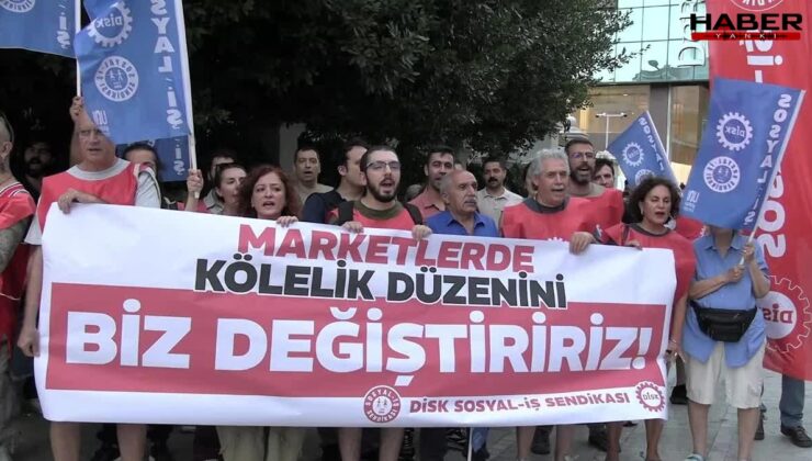 DİSK/Sosyal-İş’ten Kadıköy’de mağaza ve market işçileri için protesto