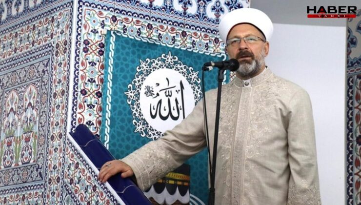 Diyanet’in tatil hutbesi Erbaş’ın kızına işlemedi