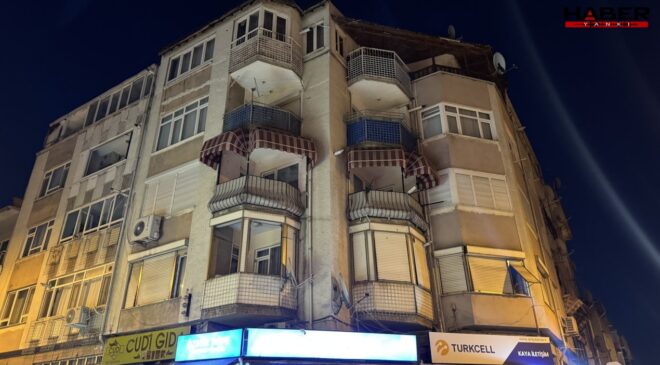 Edirne'de panik anları! Kolonu patlayan 18 dairelik apartman tahliye edildi