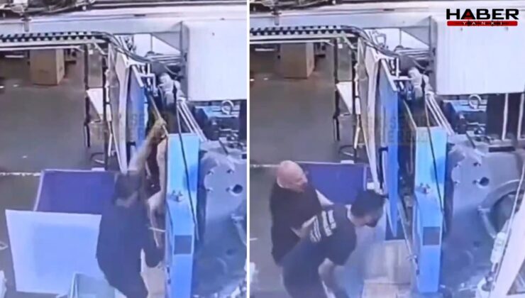 Genç işçinin fabrikadaki korkunç ölümünün görüntüleri ortaya çıktı