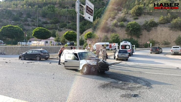 Gümüşhane'de zincirleme trafik kazası