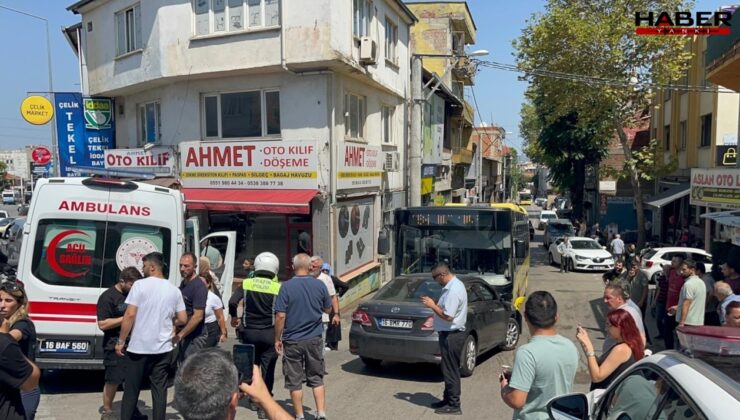 Halk otobüsü ile otomobil çarpıştı; 5 yaralı