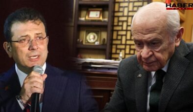 İmamoğlu Bahçeli'yi işaret etti