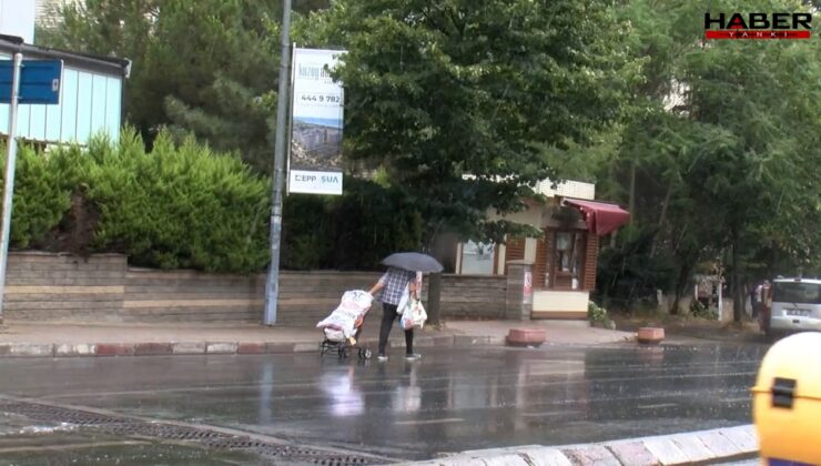 İstanbul'da beklenen yağış başladı!