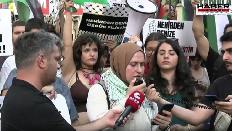 Kadıköy'deki Filistin'e destek yürüyüşünde gözaltı kararı