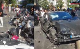 Kağıthane’de hatalı sollama faciası: 10 aracı biçti, ortalık savaş alanına döndü