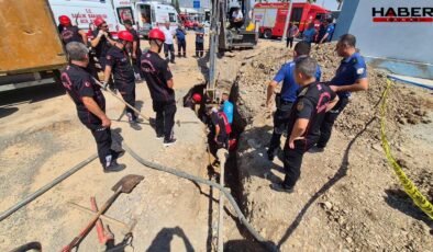 Kahramanmaraş’ta altyapı çalışmasında göçük oldu