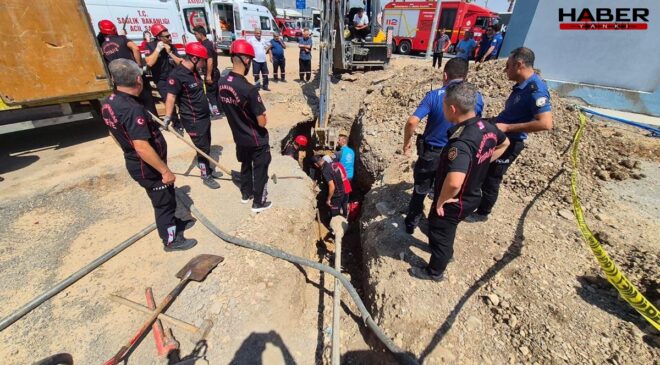 Kahramanmaraş’ta altyapı çalışmasında göçük oldu