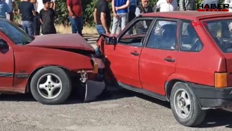 Kayseri’de otomobiller çarpıştı: 2 yaralı