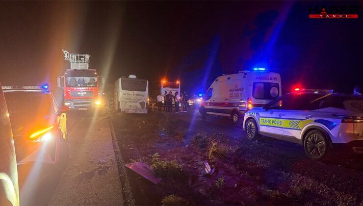 Kayseri'de yolcu otobüsü devrildi: Ölü ve çok sayıda yaralı var