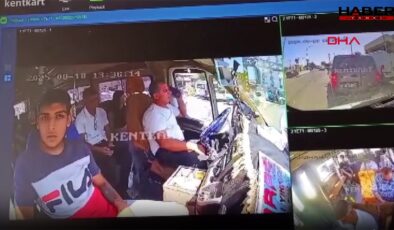 Kırmızı ışıkta hırsızlık kameralara böyle yansıdı