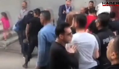 Komşular birbirine girdi, polis gazla müdahale etti