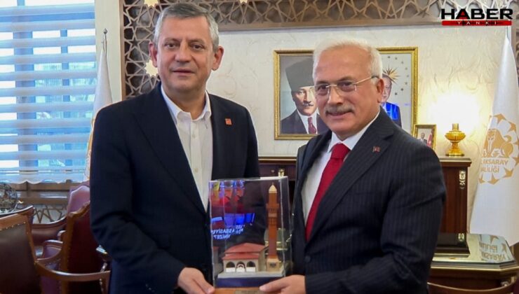 Özgür Özel'den Aksaray Valisi Kumbuzoğlu'na ziyaret