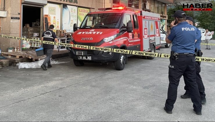 Rize feci olay: Yük asansörü ile duvar arasına sıkışan işçi can verdi