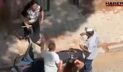 Sokak ortasında anne dehşeti: Kızını bıçakla kovaladı