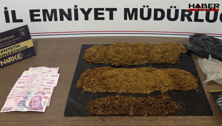 Tekirdağ'da iki ilçede uyuşturucu operasyonu