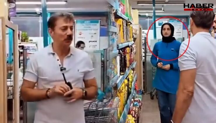 Zincir markette şaşırtan an: AKP'li belediye başkanı cevap karşısında dondu kaldı