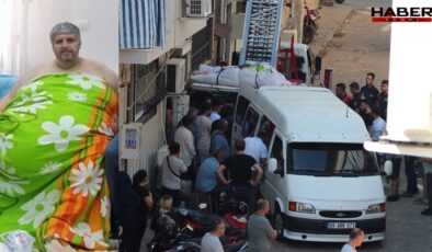 310 kiloydu! Barış'ın cenazesi eşya taşıma asansörüyle evden çıkarıldı
