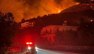 Alanya'da orman yangını: Bazı evler boşaltıldı
