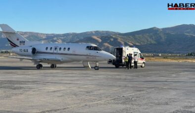 Ambulans uçak 89 yaşındaki hasta için havalandı