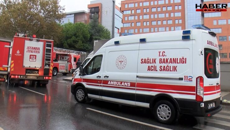 Ataşehir'de üniversitede yangın