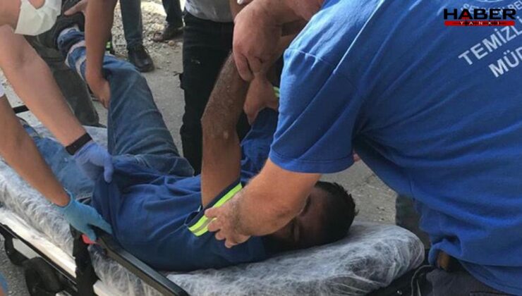 Balkondan çöp fırlatılmasına tepki gösteren temizlik görevlisine iki kişi saldırdı