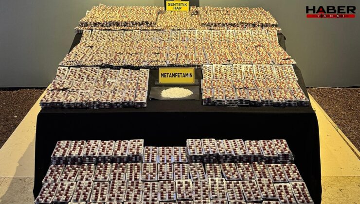 Bir kentte 300 bin adet uyuşturucu hap yakalandı