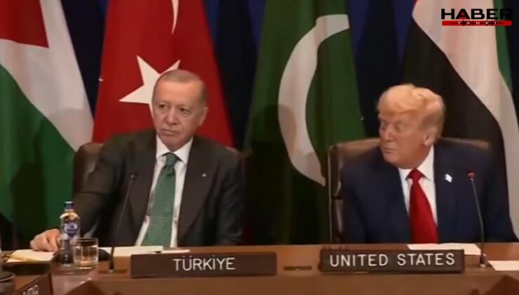 BM'de Gazze zirvesi Erdoğan Trump yan yana