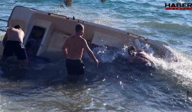 Bodrum’da fırtına kabusu: Kayıklar battı, feribot seferleri iptal edildi