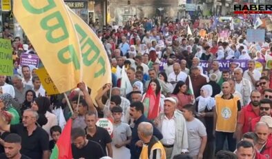 Diyarbakır'da Öcalan için yürüyüş