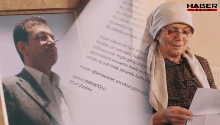 Ekrem İmamoğlu'ndan annesine duygusal mektup