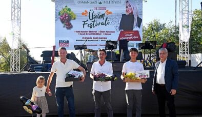 En kaliteli üzümler Osmangazi’de yarıştı