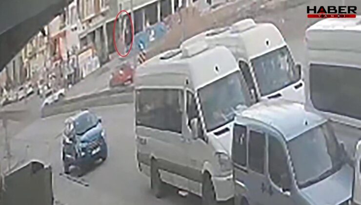 Erzurum’da feci olay kamerada: 7’nci kattan düşen işçi öldü
