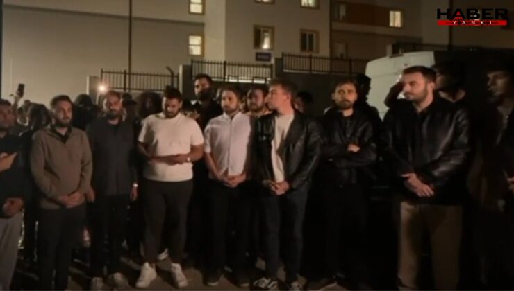 Gölbaşı KYK Yurdu'nda kalan öğrencilerden eylem