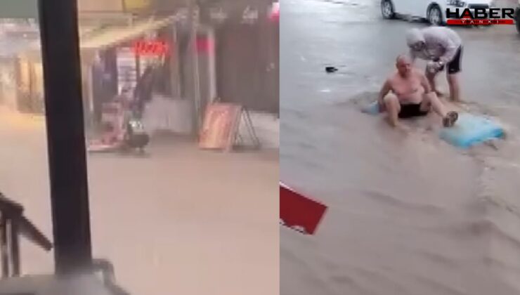 Görüntüler Türkiye'den! Bikiniyi mayoyu giyip kendilerini sulara bıraktılar