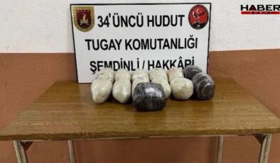 İran sınırında 14 kilo 342 gram uyuşturucu ele geçirildi