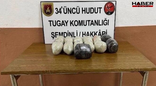 İran sınırında 14 kilo 342 gram uyuşturucu ele geçirildi