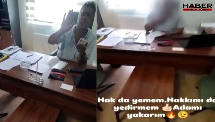 İşten çıkarılan kadın amirinin üzerine kaynar su döküp o anları kayda aldı