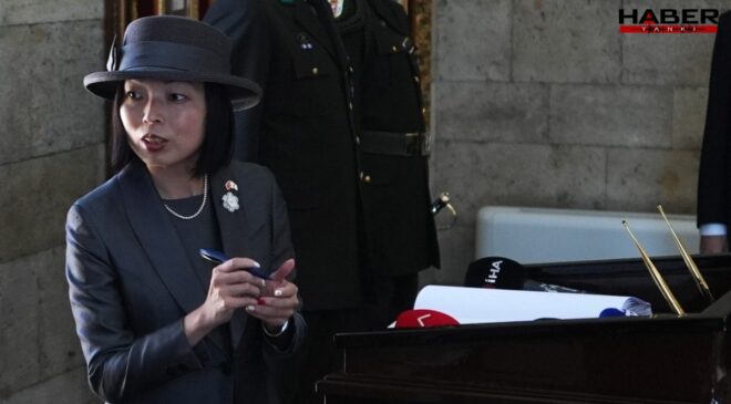 Japonya Prensesi'nin tırnağında Türkiye detayı
