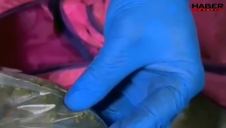 Oto tamircideki okul çantasından uyuşturucu çıktı