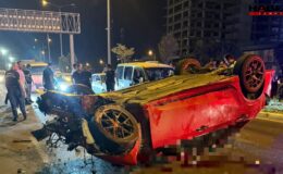Otomobil motosiklete çarptı: 3 ölü, 3 yaralı