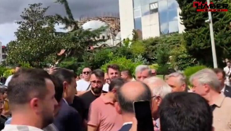 Özgür Çelik, operasyon düzenlenen Bayrampaşa Belediyesi'ni ziyaret etti
