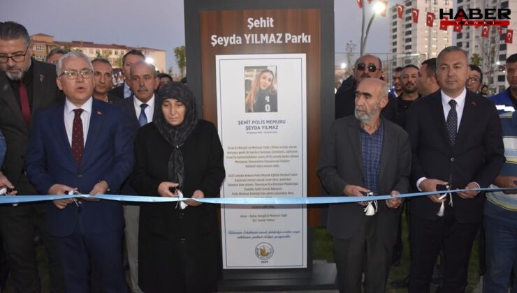Şehit Polis Memuru Şeyda Yılmaz’ın adı Sivas’ta yaşatılacak